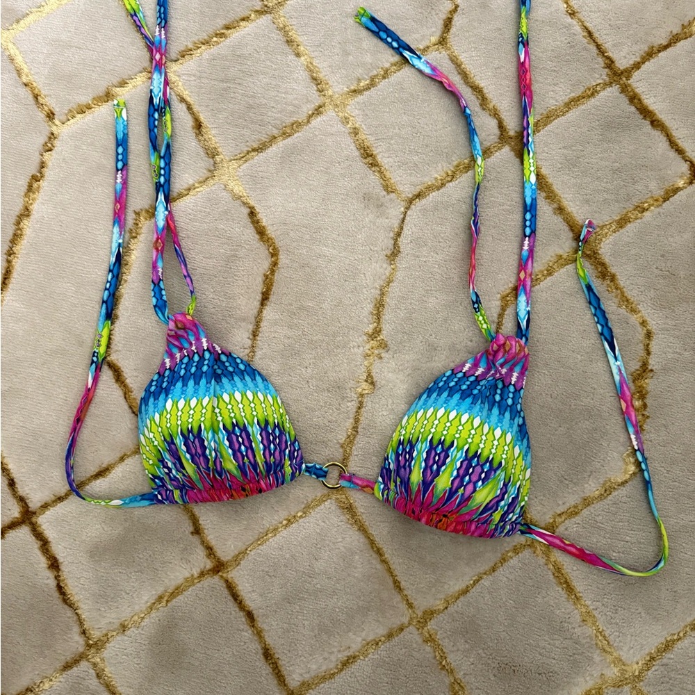 La Blanca size 6 Standard Halter Bra Bikini Top Swimsuit Top